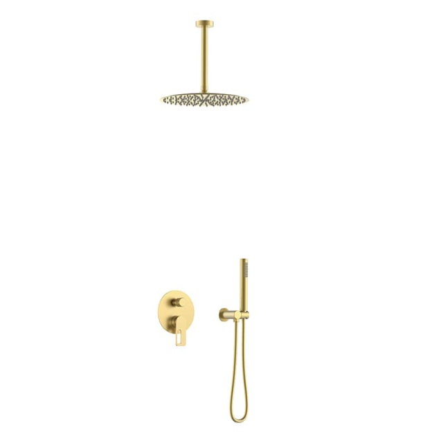 Chrome zorn 2 function wall-in shower set– S50011-C-1