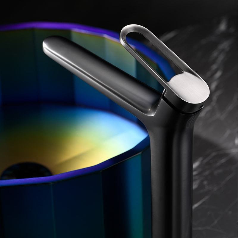 Chrome sunrise series basin mixer tap – F51004-1