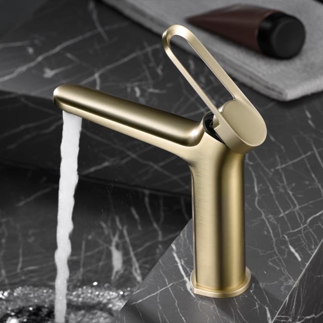 Chrome sunrise series basin mixer tap – F51004-1