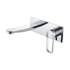 Chrome sunrise series wall mounted basin mixer tap – F51006-1