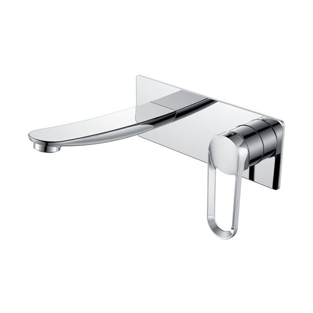 Chrome sunrise series wall mounted basin mixer tap – F51006-1