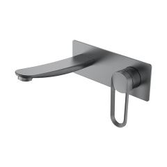Chrome sunrise series wall mounted basin mixer tap – F51006-1