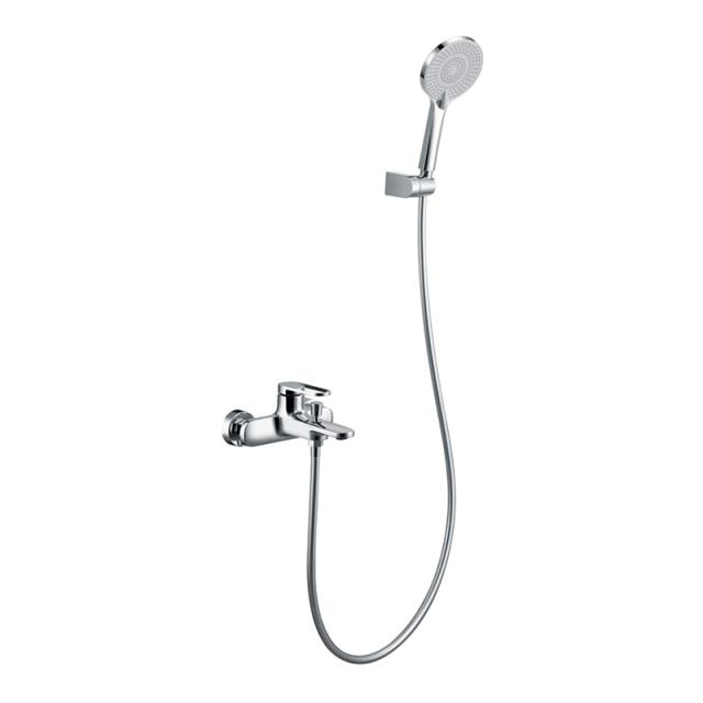 Chrome sunrise bathtub mixer faucet with handshower– F54002-A-1