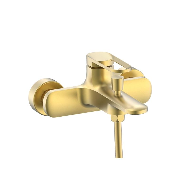 Chrome sunrise bathtub and shower mixer faucet – F54002-1