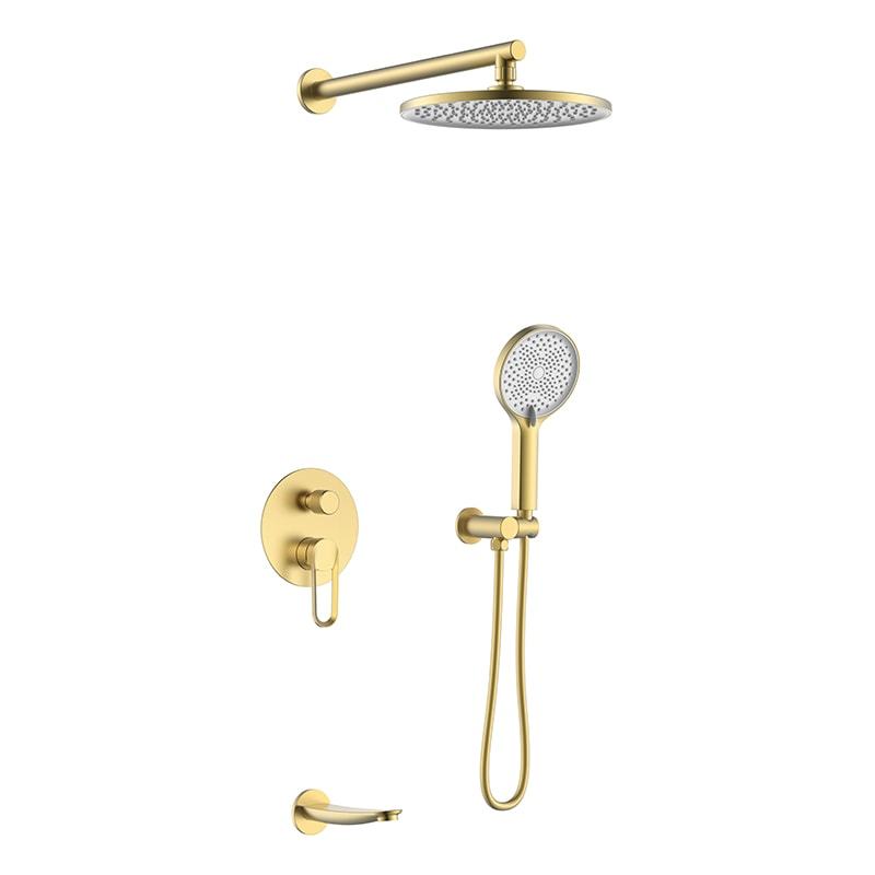 Chrome sunrise 3 function wall-in shower set– S56002-1