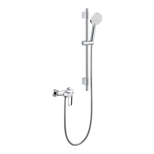 Chrome sunrise shower mixer faucet with Lifting rod shower– F53002-B-1