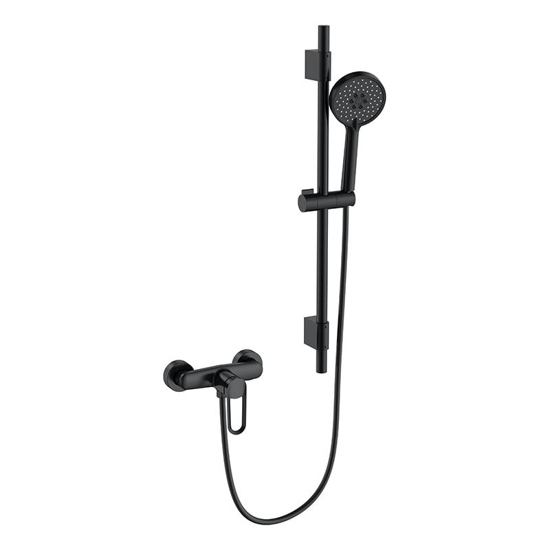 Chrome sunrise shower mixer faucet with Lifting rod shower– F53002-B-1