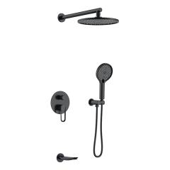 Chrome sunrise 3 function wall-in shower set– S56002-1