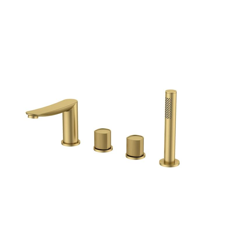 Chrome sunrise bathtub and shower mixer faucet – F54010-1