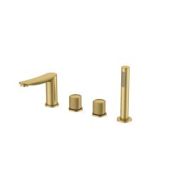 Chrome sunrise bathtub and shower mixer faucet – F54010-1