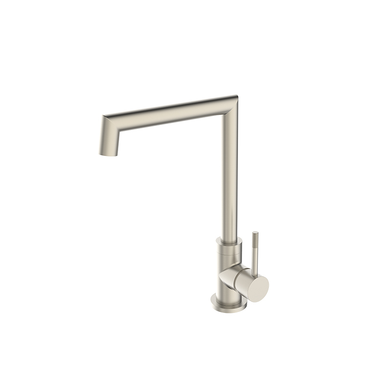 Luxury Brass Bathroom Faucet Hot Cold Water Taps Single Hole Deck Mounted Wash Basin Faucet