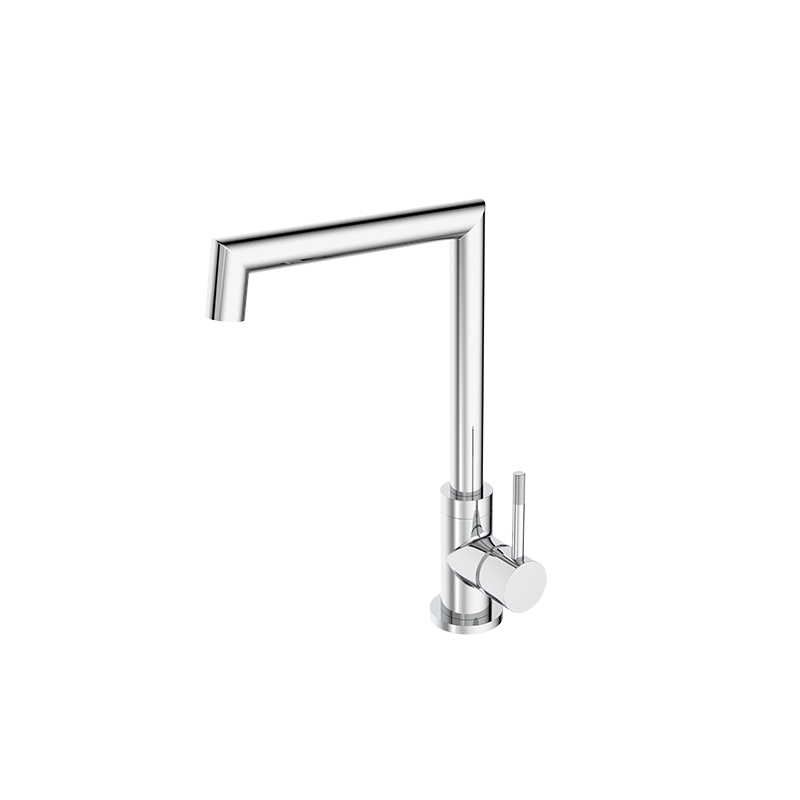 Luxury Brass Bathroom Faucet Hot Cold Water Taps Single Hole Deck Mounted Wash Basin Faucet