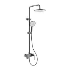Hotel Luxury Bathroom Rainfall Dual Shower System Bath Shower Mixer Head Set Shower Faucet Set