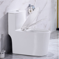 Siphon one piece toilet UF seat cover ceramic sanitary ware