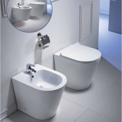 Washdown two piece toilet（Ultra-thin cover）