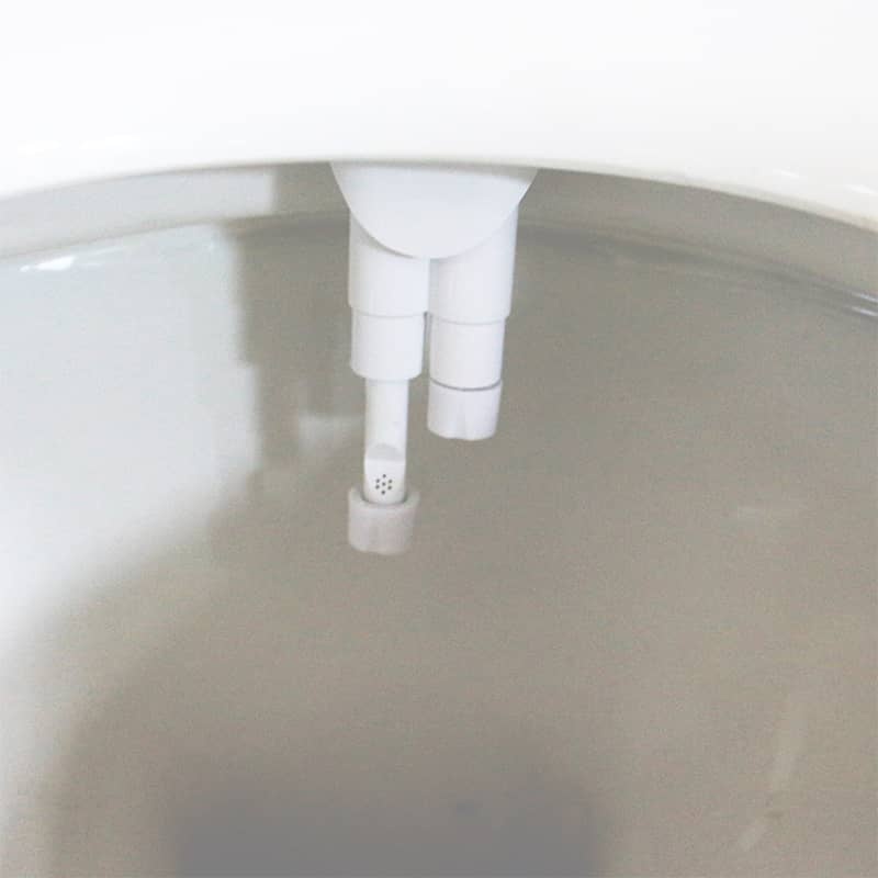 Ultra Thin Double Nozzles Cold Water Left Hand Bidet Attachment