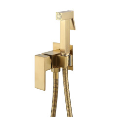 Hot And Cold Toilet Shattaf bidet prayer （Gold）