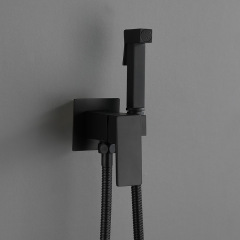 Hot And Cold Toilet Shattaf bidet prayer （Matte Black）