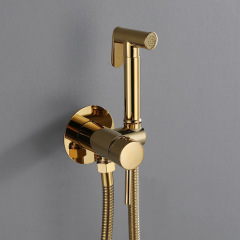 Hot And Cold Toilet Shattaf bidet prayer （Gold）