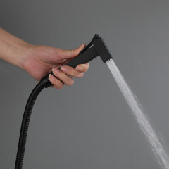 Hot And Cold Toilet Shattaf bidet prayer （Matte Black）