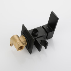 Hot And Cold Toilet Shattaf bidet prayer （Matte Black）