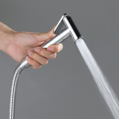 Hot And Cold Toilet Shattaf bidet prayer （Chrome）