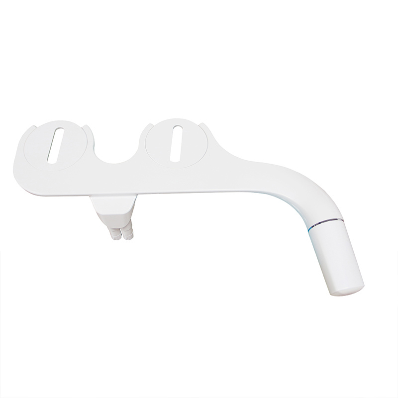 Ultra Thin Double Nozzles Cold Water Left Hand Bidet Attachment