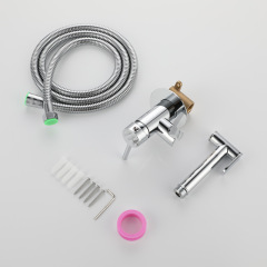 Hot And Cold Toilet Shattaf bidet prayer （Chrome）