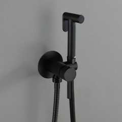 Hot And Cold Toilet Shattaf bidet prayer （Matte Black）