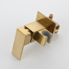 Hot And Cold Toilet Shattaf bidet prayer （Gold）