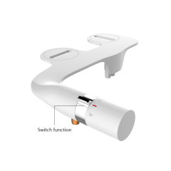 Ultra Thin Double Nozzles Cold Water Right Hand Bidet Attachment