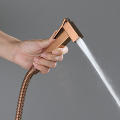 Hot And Cold Toilet Shattaf bidet prayer （Rose Gold）