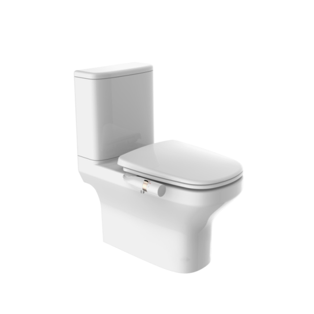 Ultra Thin Double Nozzles Cold Water Right Hand Bidet Attachment