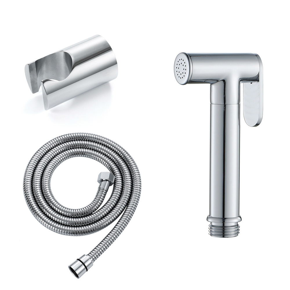 Bidet Toilet Spray Set Handheld Showers Stainless Steel Muslim Shattaf Bidet Taps Toilet Cleaning