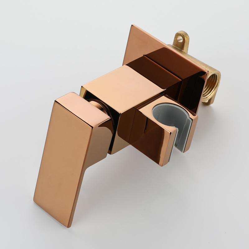 Hot And Cold Toilet Shattaf bidet prayer （Rose Gold）