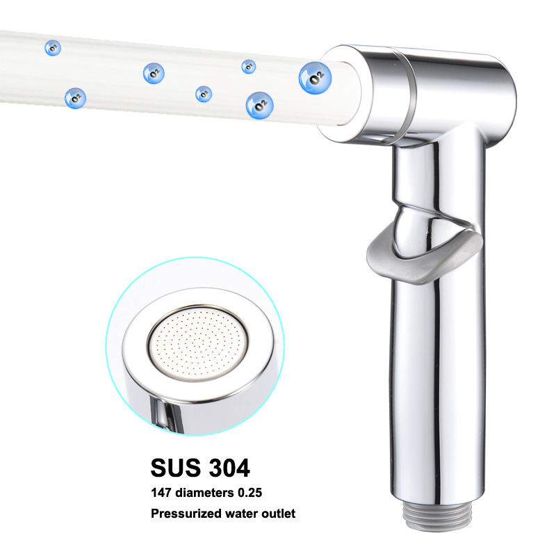 Rainshower Portable Adjustable Flow Shattaf Bidet Hand Water pressure shower Toilet Spray