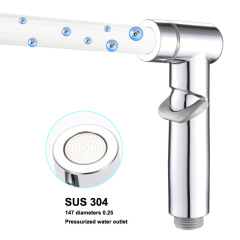 Rainshower Portable Adjustable Flow Shattaf Bidet Hand Water pressure shower Toilet Spray