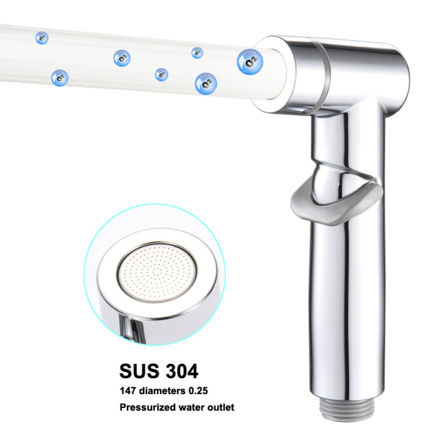 Rainshower Portable Adjustable Flow Shattaf Bidet Hand Water pressure shower Toilet Spray