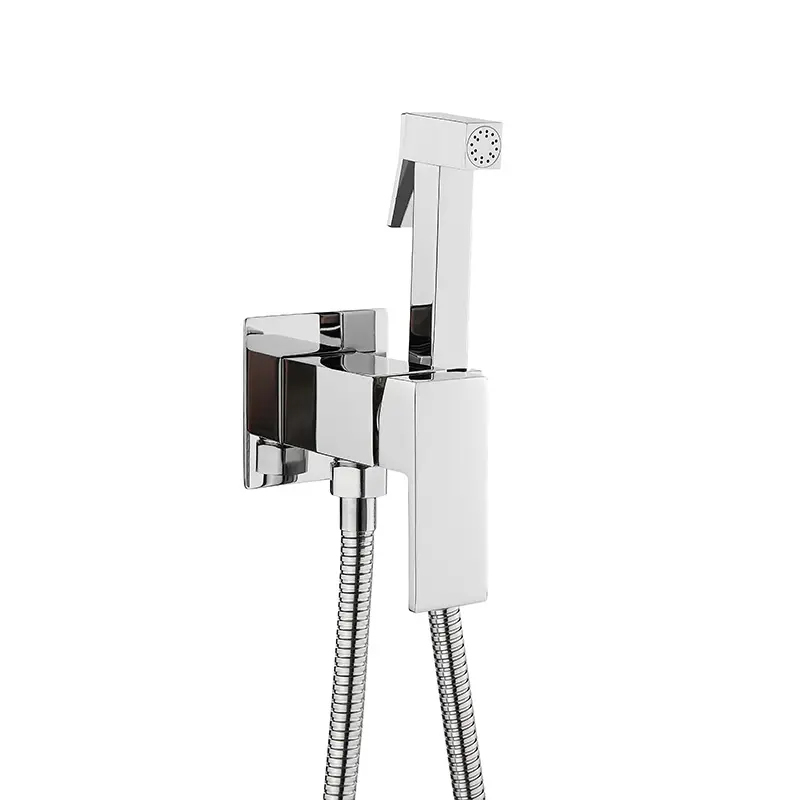 Hot And Cold Toilet Shattaf bidet prayer （Chrome）