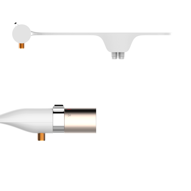Ultra Thin Double Nozzles Cold Water Right Hand Bidet Attachment