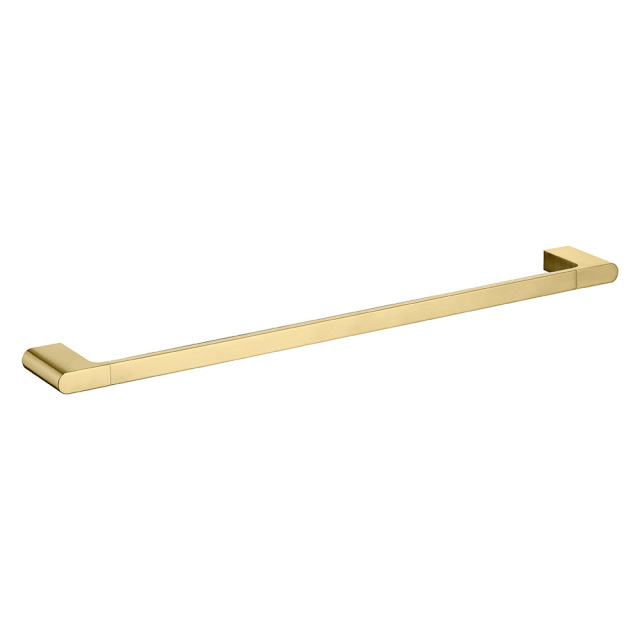 Towel Rail Towel Bar Bathroom Hardware Towel Rack Bar Single Bar（Matte Black）