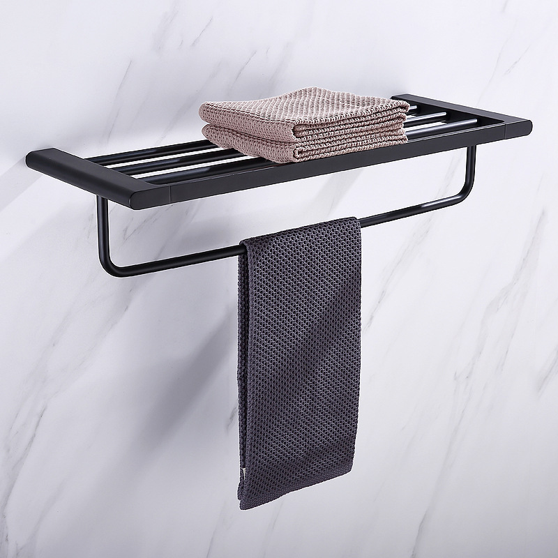 Bathroom Shower Towel Holder Towel Rack Bathroom Hardware （Chrome）