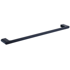 Towel Rail Towel Bar Bathroom Hardware Towel Rack Bar Single Bar（Matte Black）