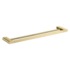 Towel Rail Towel Bar Bathroom Hardware Towel Rack Bar Double Bar（Chrome）