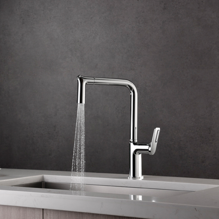 360 rotate spout pull out Kitchen Faucet