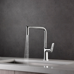 360 rotate spout pull out Kitchen Faucet