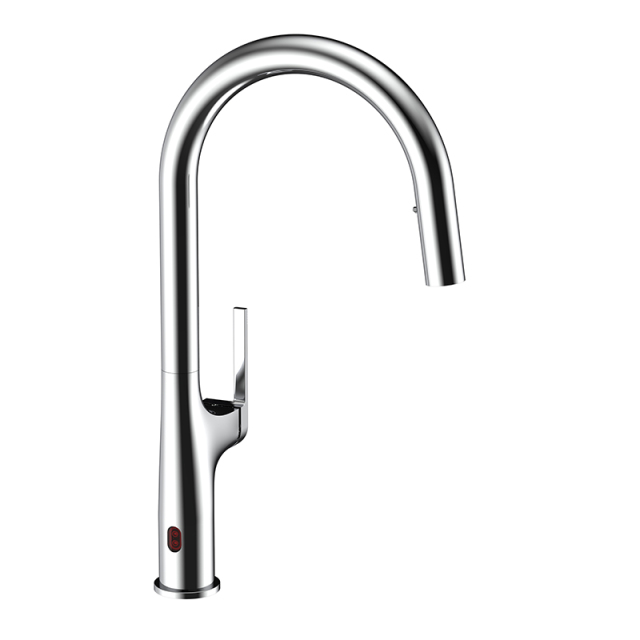 Induction Sink Faucet Pull-down kitchen faucet（Chrome）