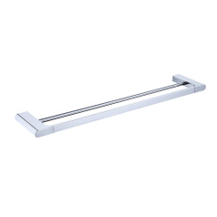 Towel Rail Towel Bar Bathroom Hardware Towel Rack Bar Double Bar（Brushed Gold）