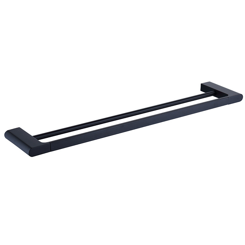 Towel Rail Towel Bar Bathroom Hardware Towel Rack Bar Double Bar（Chrome）