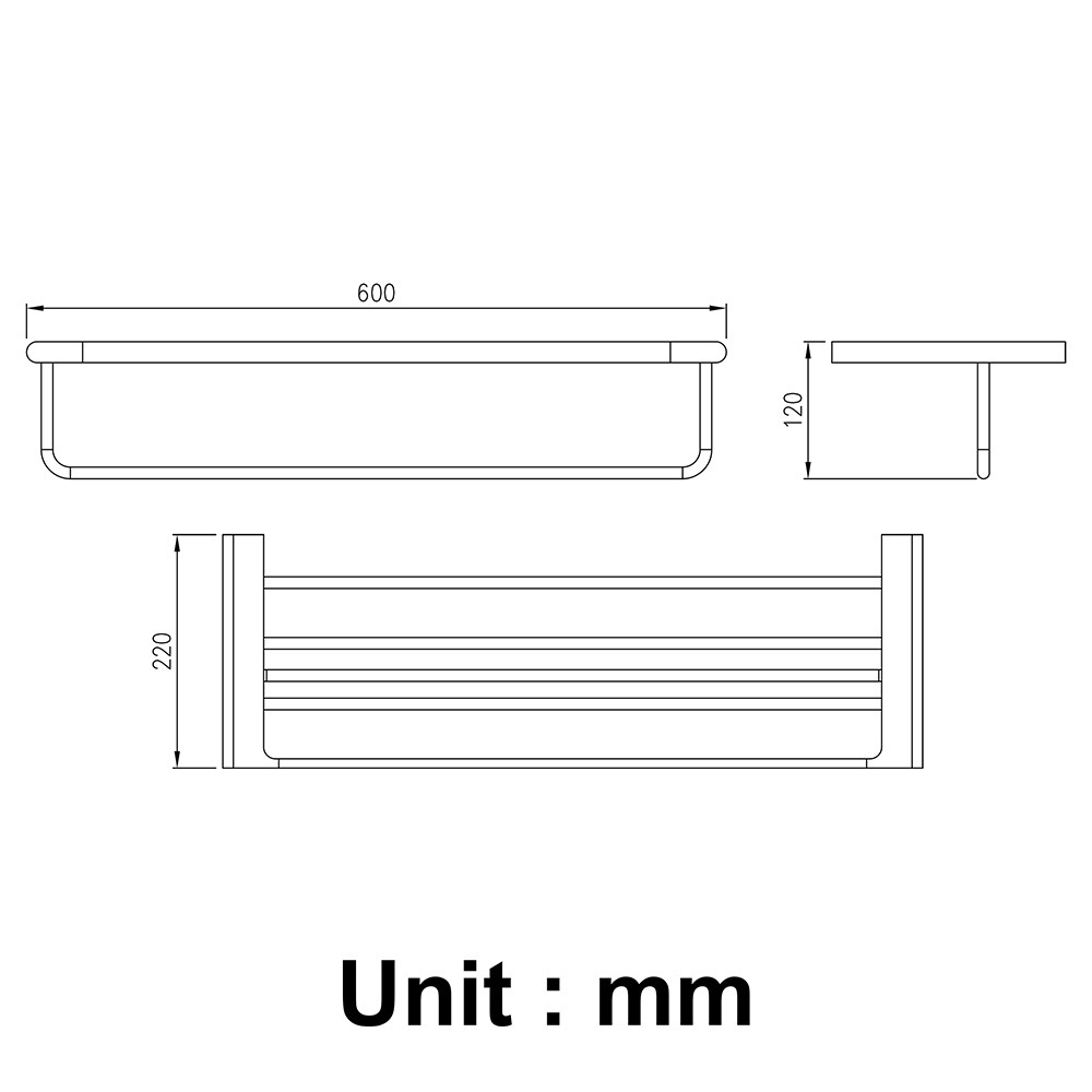 Bathroom Shower Towel Holder Towel Rack Bathroom Hardware （Chrome）